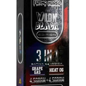 Grape Gas | Heat OG Flying Horse Wild’N Black 3in1 Vape 9G