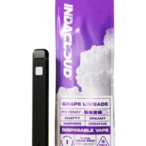 Grape Limeade IndaCloud THCA Disposable Vape Pen 1G