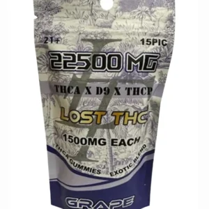 Grape Lost THC THCA x D9 x THCP Exotic Gummies 22500MG