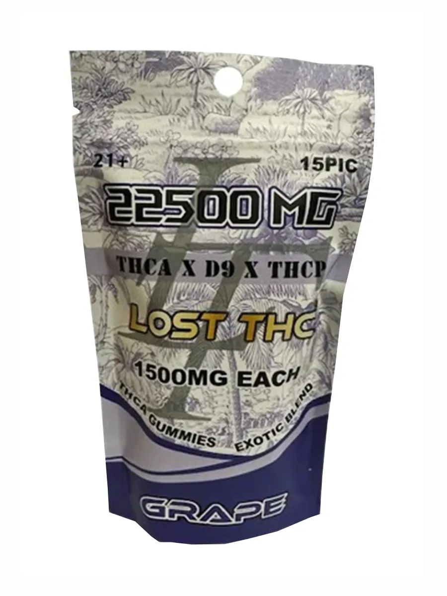 Grape Lost THC THCA x D9 x THCP Exotic Gummies 22500MG