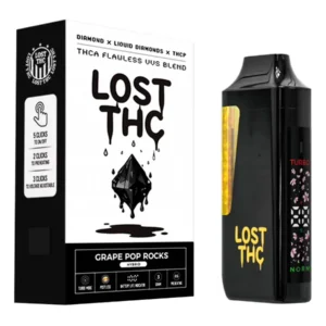 Grape Pop Rocks Lost THC VVS Liquid Diamonds THCP Disposable 3G
