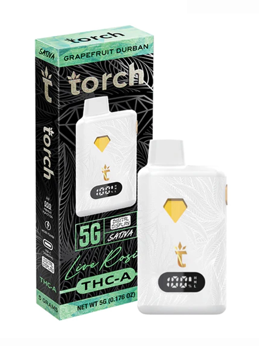 Grapefruit Durban Torch Live Rosin THC-A Disposable 5G