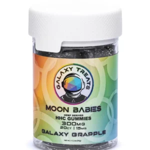Galaxy Grapple Galaxy Treats Moon Babies HHC Gummies 300mg