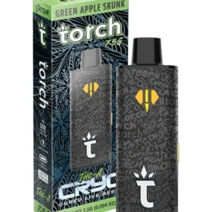 Green Apple Skunk Torch CRYO THC-A Live Resin Disposable 7.5g