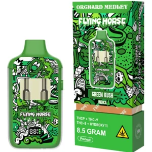 Green Kush Flying Horse Orchard Medley Blend Disposable 8.5G