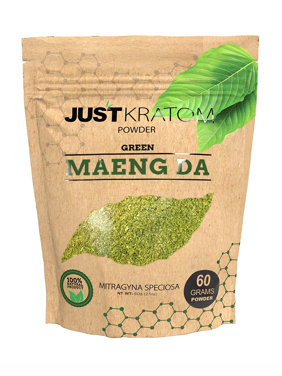 Green Maeng Da Just Kratom Mitragyna Speciosa Powder 60g