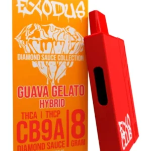 Guava Gelato Exodus CB9A+THCA+THCP Diamond Sauce Disposable 8G