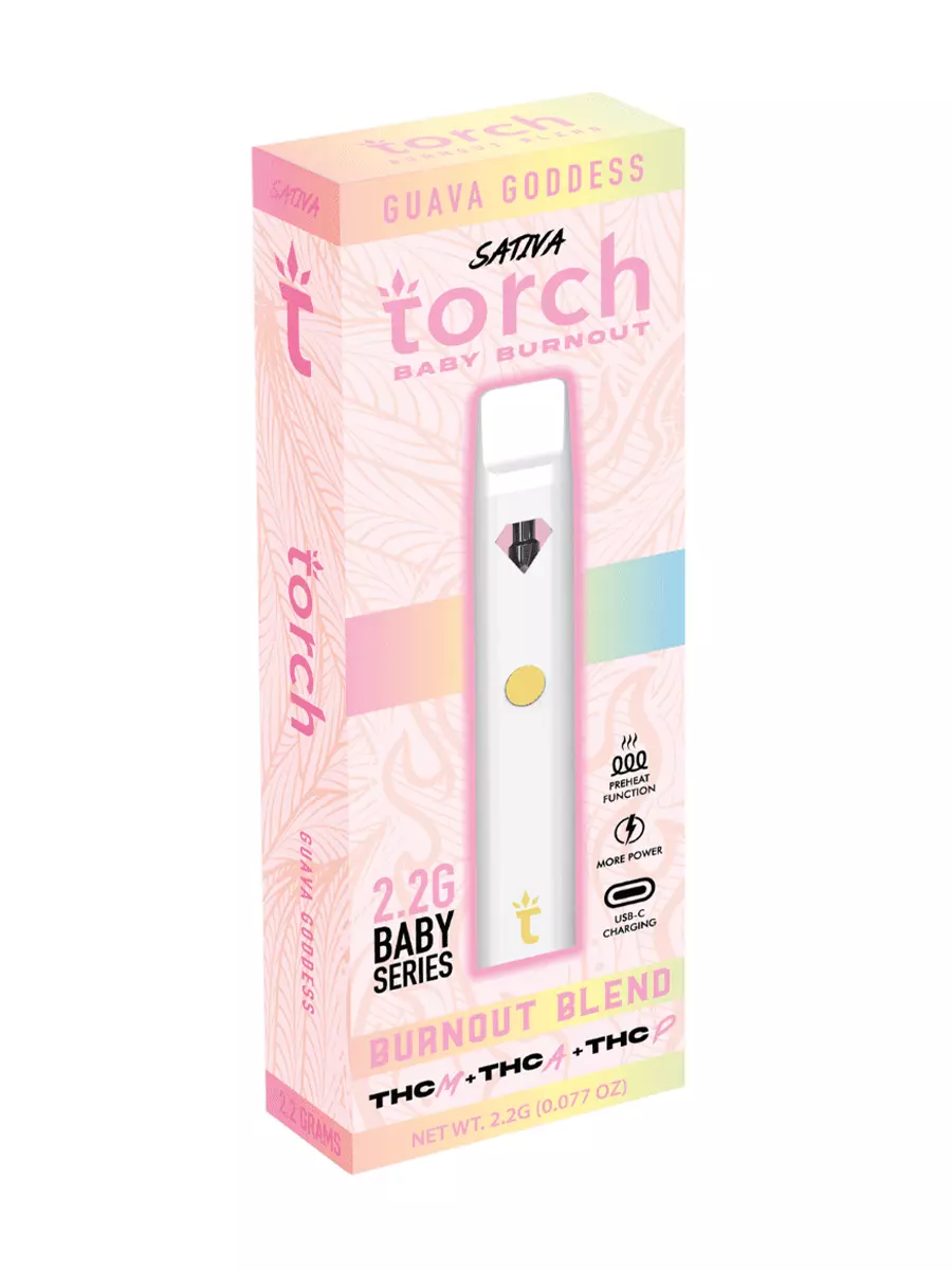 Guava Goddess Torch Baby Burnout Blend Disposable 2.2G