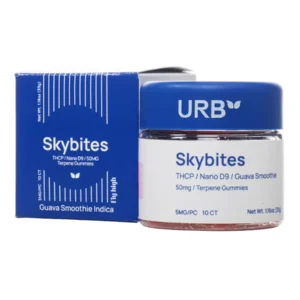 Guava Smoothie URB Mile High Skybites THCP/Nano D9 Gummies 10ct 5MG