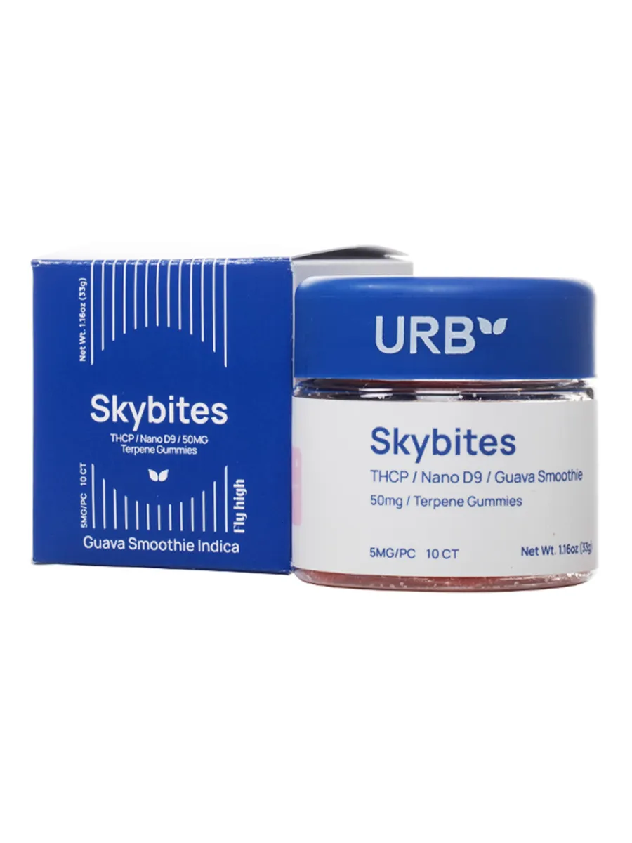 Guava Smoothie URB Mile High Skybites THCP/Nano D9 Gummies 10ct 5MG
