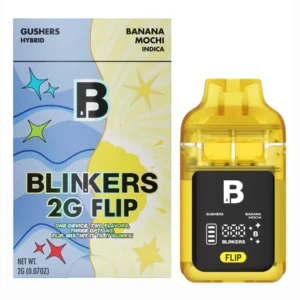 Gushers | Banana Mochi Blinkers Flip Dual Chamber Disposable 2G