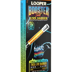 Gusherz Zkittlez Looper THCA Live Badder Booster Shot Syringe 3G