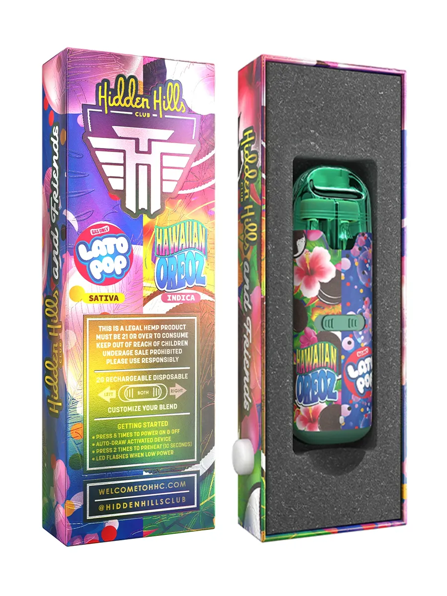 Hawaiian Oreoz x Lato Pop Hidden Hills & Friends Dual Flavor Disposable 2G - Image 2
