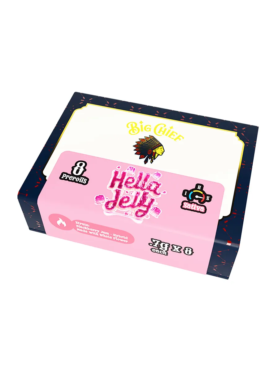 Hella Jelly Big Chief Delta 9 Pre-Roll 8ct