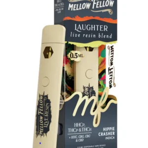 Hippie Crasher Mellow Fellow Laughter Live Resin Blend Vape 0.5ML