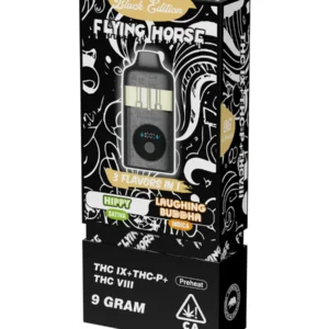 Hippy | Laughing Buddha Flying Horse Black Edition Disposable 9G