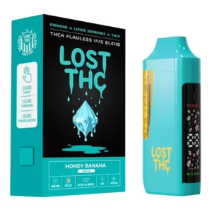 Honey Banana Lost THC VVS Liquid Diamonds THCP Disposable 3G