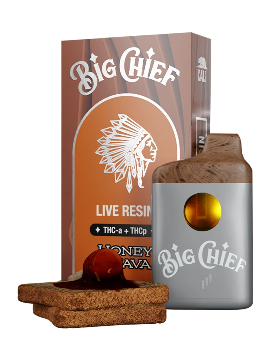 Honey Guava Big Chief Live Resin THC-A+THC-P Disposable Vape 3G