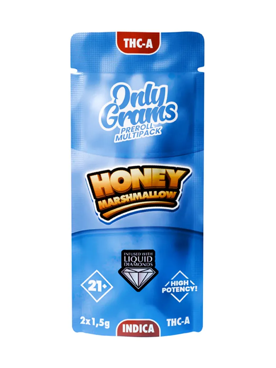 Honey Marshmallow Only Grams THCA Multipack Pre-Roll 2×1.5G