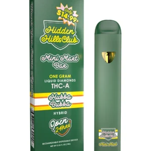 Hubba Bubba Hidden Hills Mini Mart Bar THC-A Rechargeable Disposable 1G