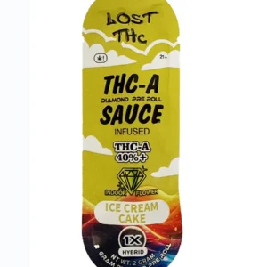 Ice Cream Cake Lost THC THCA Sauce Infused Pre-Roll 1 x 2G