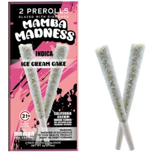 Ice Cream Cake Mamba Madness Diamond Infused Pre-Roll 2ct 4G