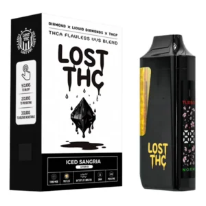 Iced Sangria Lost THC VVS Liquid Diamonds THCP Disposable 3G