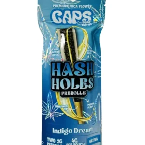 Indigo Dream Caps Hash Holes Pre-Rolls 2ct