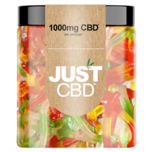 Just CBD Hemp Infused Worms Gummies 1000mg