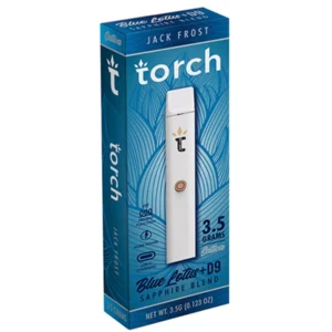 Jack Frost Torch Blue Lotus + D9 Sapphire Vape 3.5G