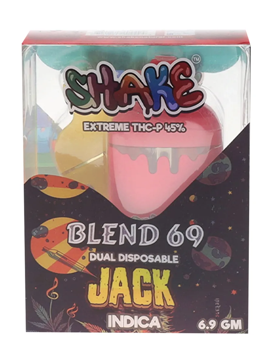 Jack X Lime Sherbert Punch Shake Extreme THC-P Blend 69 Dual Disposable 6.9 G - Image 2