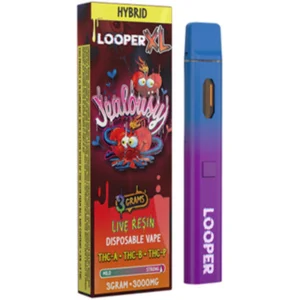 Jealousy Looper XL THC-A+THC-B+THC-P Live Resin Disposable Vape 3G