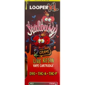 Jealousy Looper XL THC-A+THC-B+THC-P Live Resin Cart 2G