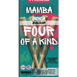 Jealousy Mamba Four Of A Kind Full Spectrum Blend Pre-Roll 4ct 8G