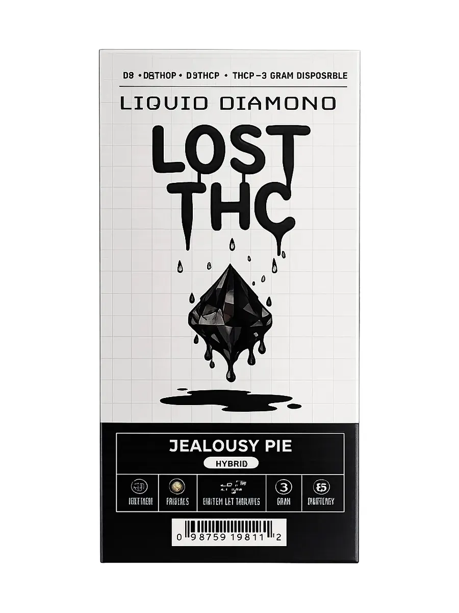 Jealousy Pie Lost THC Liquid Diamond Blend Disposable 3G