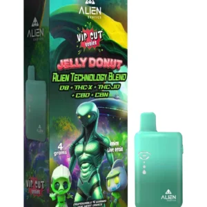 Jelly Donut Alien Exotics Live Resin Blend Disposables 4G