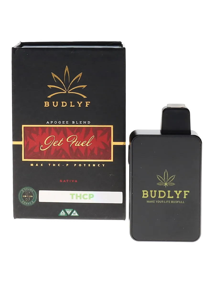 Jet Fuel Budlyf Apogee Blend Max THC-P Potency Disposable 5G