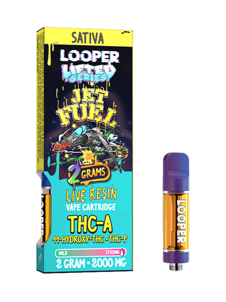 Jet Fuel Looper Lifted Series THC-A+11-Hydroxy-THC+THCP-O Cartridge 2G
