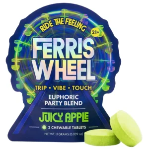 Juicy Apple Ferris Wheel Euphoric Party Blend Gummies 2ct