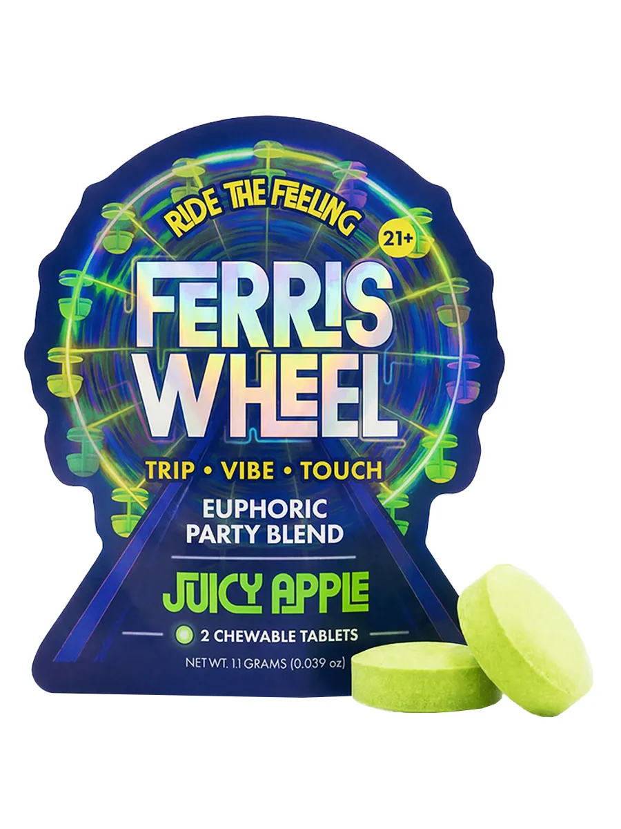 Juicy Apple Ferris Wheel Euphoric Party Blend Gummies 2ct