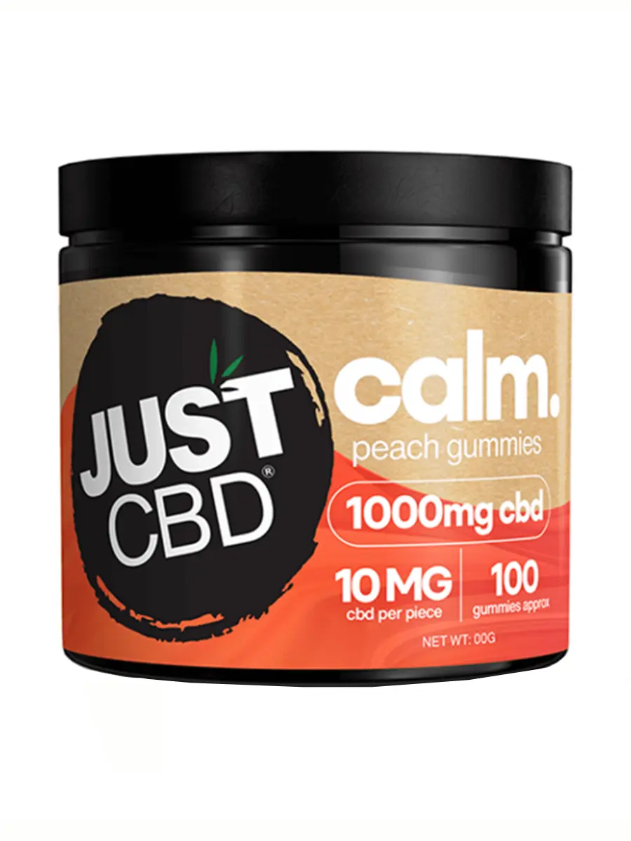 Just CBD Calm Peach Gummies 1000mg