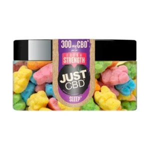 Just CBD Extra Strength Nighttime Melatonin Sleep Sour Bear Gummies 300mg