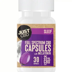 Just CBD Full Spectrum CBD Gel Capsules with Melatonin