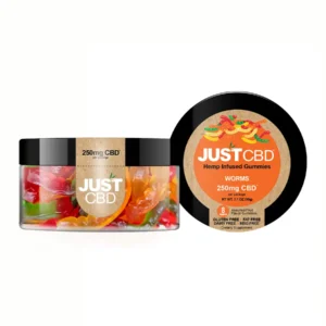 Just CBD Hemp Infused Worms Gummies 250mg