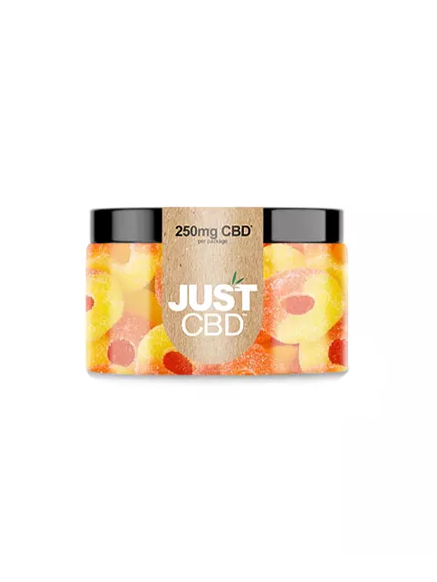 Just CBD Peach Rings Gummies 250mg