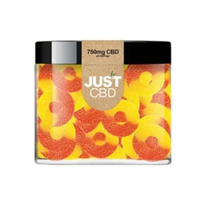 Just CBD Peach Rings Gummies 750mg