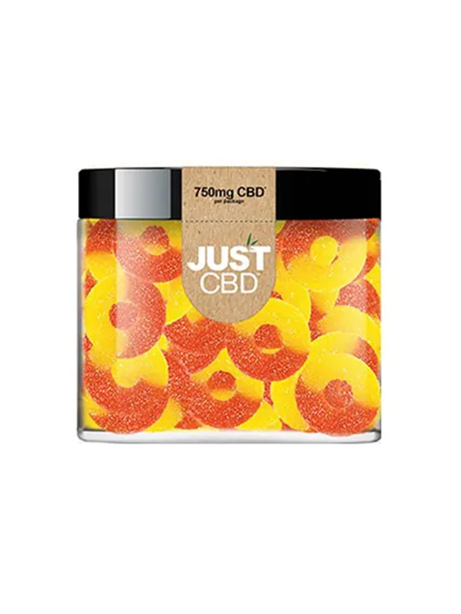 Just CBD Peach Rings Gummies 750mg