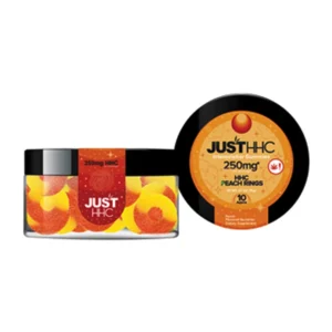 Just HHC Peach Rings Gummies 250mg