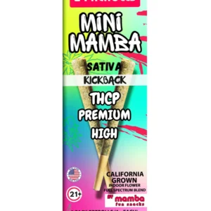 Kickback Mini Mamba THCP Full Spectrum Blend Pre-Roll 2ct