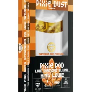 King Louie Pixie Dust Pod THCA Live Diamond Blend Disposable 4G